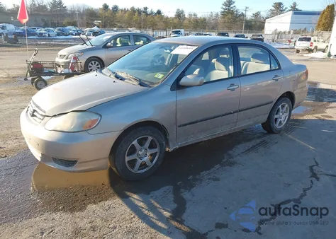 2004 Toyota Corolla Le z USA, uszkodzony, nr VIN 2T1BR38E24C286221